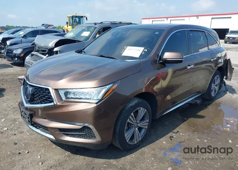 2019 Acura Mdx Standard from USA, damaged, VIN 5J8YD4H32KL028592
